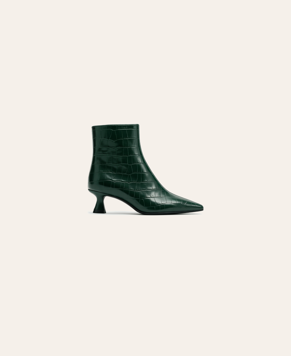 Sculpt Croc Leather Boot